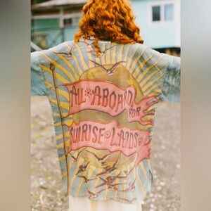 ⭐️Market of Stars⭐️ Sunrise Lands Matinée Boho Mid Length Duster Kimono Robe
